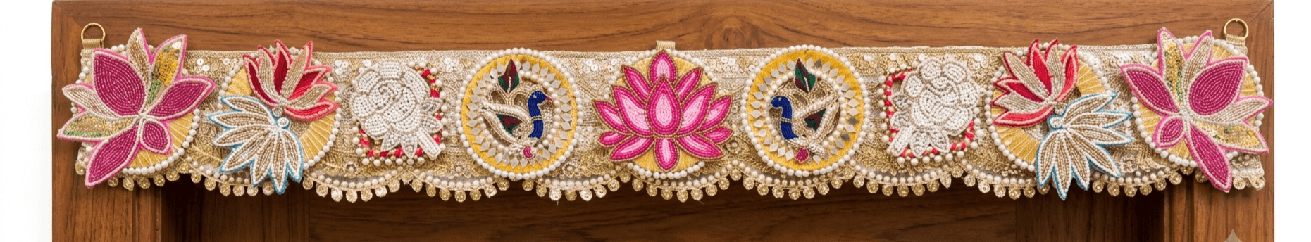 Royal Lotus Peacock Toran