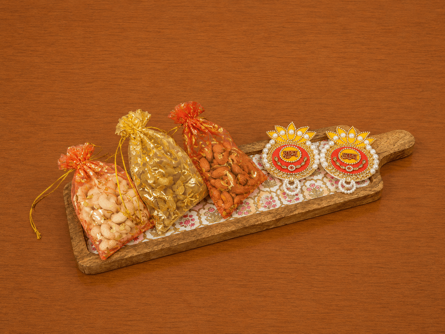 Snacks Platter + Dry Fruits + Shubh Labh