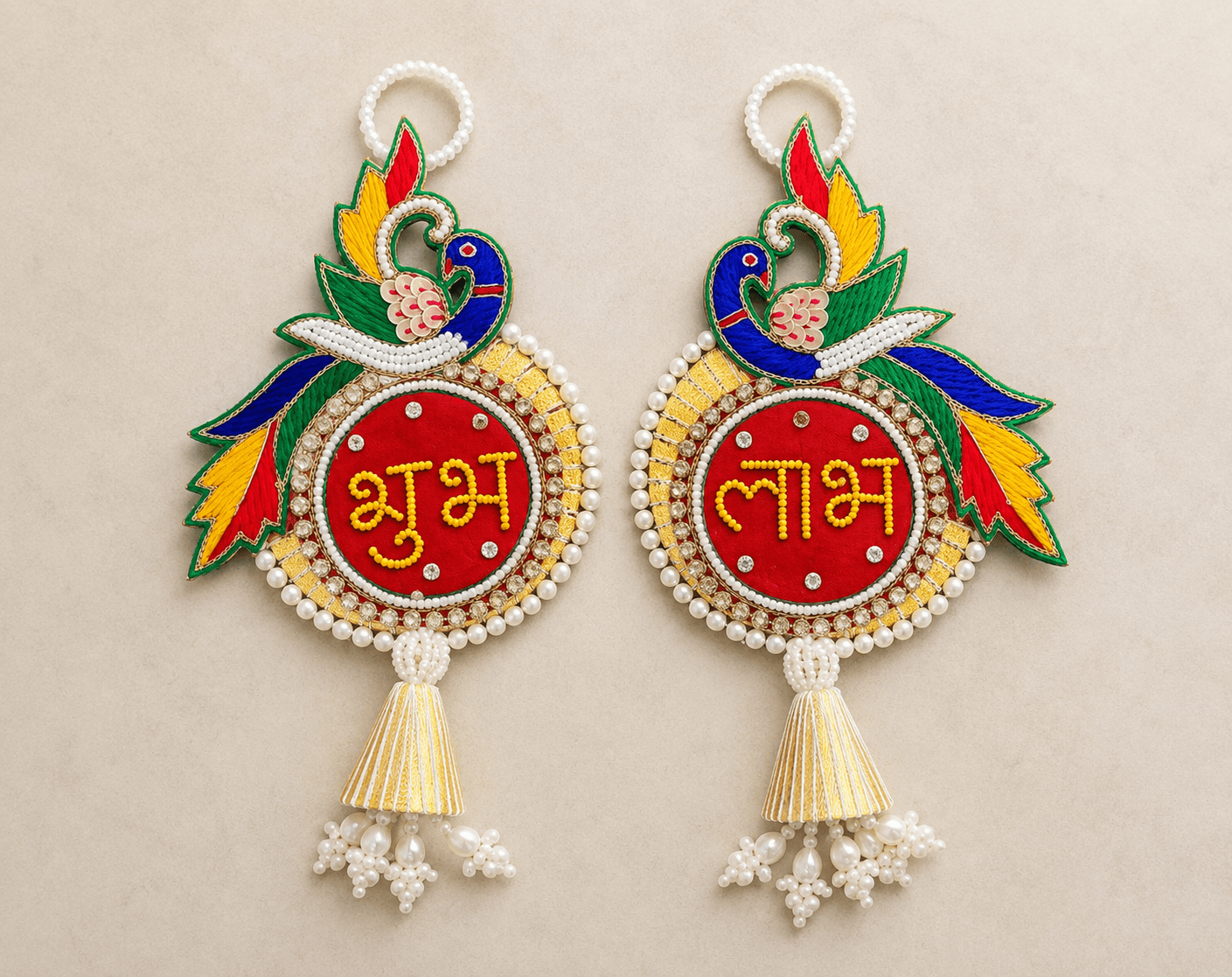 Peacock Shubh Labh Hanging